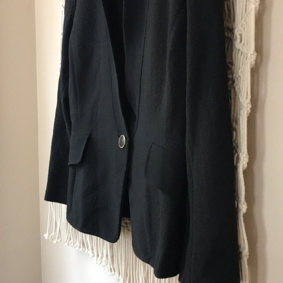 ST. John Caviar One button black blazer sz 10 - Picture 5 of 12